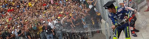 Valentino Rossi Mugello Podium