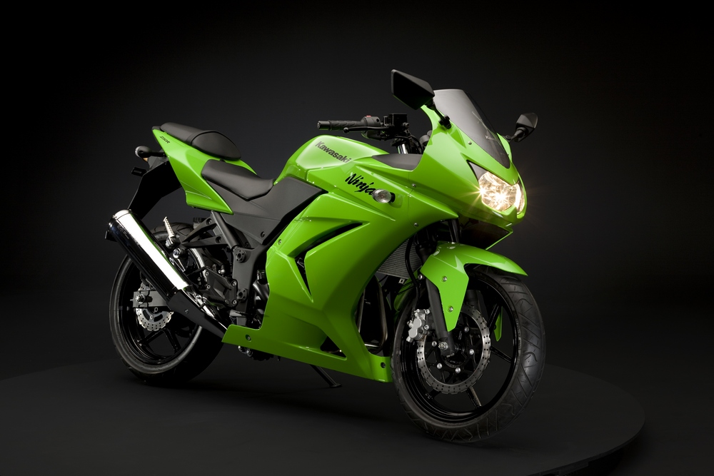 2009 Kawasaki Ninja 250R green