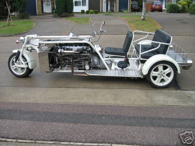 Jaguar on Custom Built V12 Fuel Injected Jaguar Based Trike