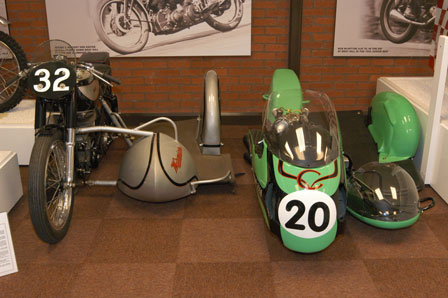 1949-1952 Eric Oliver Norton-Watsonian 500 and 600cc Racing Sidecars and 1960 Chris Vincent 500cc BSA Sidecar